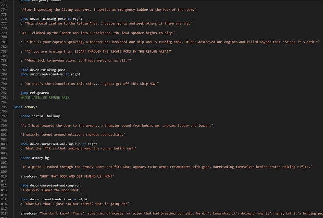 scripts code snippet